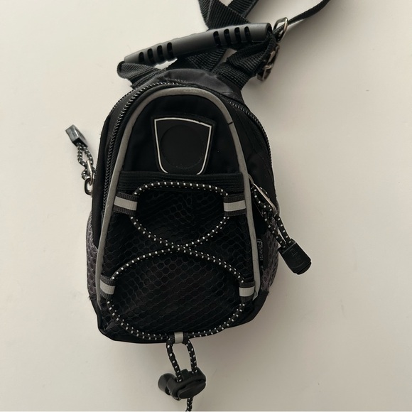 Super Mini Black top handle crossbody shoulder bag Backpack - Picture 4 of 12